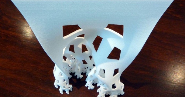 desarrollando continuar curva embelesado 3D modelos Arte diseño diseños fractal thingiverse 3d print model - Mito3D