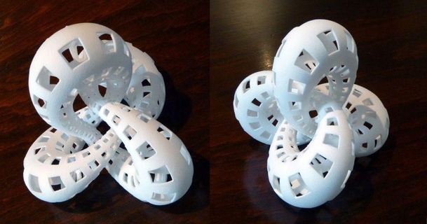 symmetric figure 8 knot henryseg 3D Models Learning Math thingiverse 3d print model - Mito3D