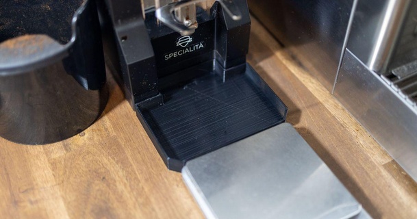 coffee grinder tray - compatible eureka mignon grinders mrmaximum 3D Models Household Kitchen espresso coffeegrinder 3d print model - Mito3D