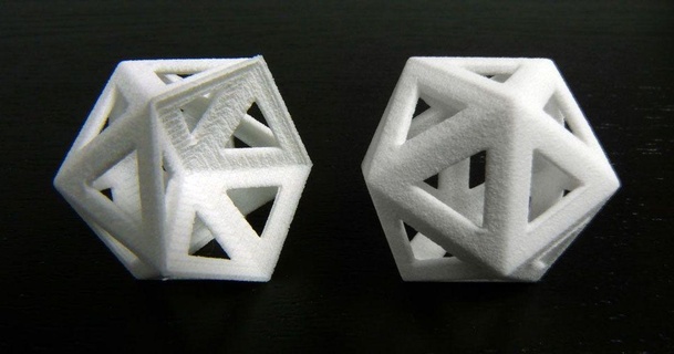 ammaccato icosaedro rapito 3D Modelli apprendimento matematica thingiverse 3d print model - Mito3D