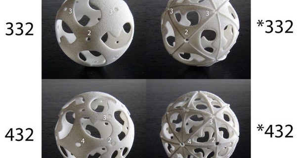 paragraf simetri küreler 7 tuhaflıklar kendinden geçmiş 3D modeller öğrenme matematik şeytani 3d print model - Mito3D
