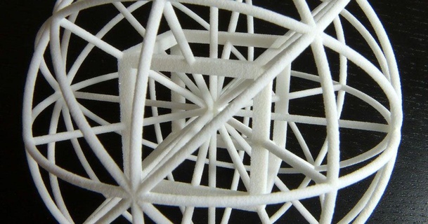 Würfel half kite Paneele entzückt 3D Modelle Lernen Mathematik thingiverse 3d print model - Mito3D