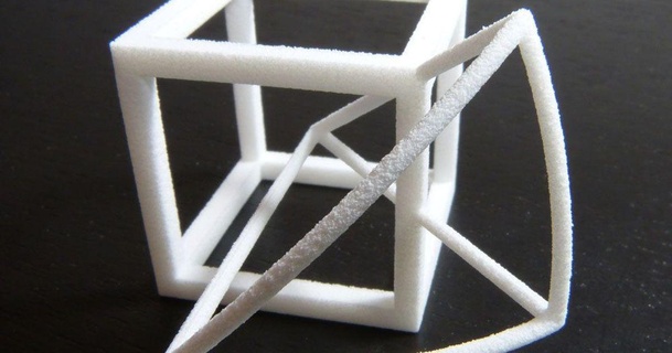 Würfel half kite Panel entzückt 3D Modelle Lernen Mathematik thingiverse 3d print model - Mito3D