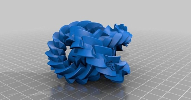 triplicare Ingranaggio solido rapito 3D Modelli arte design disegni thingiverse 3d print model - Mito3D