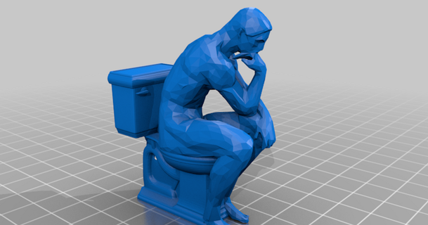 odori piatto parte inferiore Carvellwakeman 3D Modelli arte design sculture thingiverse 3d print model - Mito3D