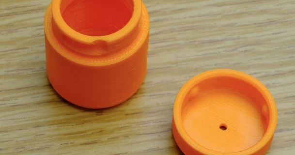 filamento polvo filtrar cooterbaldwin 3D modelos impresoras accesorios fusion360 cerradura torcedura filtro f3d 3d print model - Mito3D