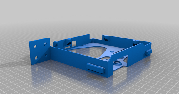 skr 13 - ender 3 rear case rfbomb 3D Models Printers Upgrades ender3 thingiverse bigtreetechskr skr13 3d print model - Mito3D