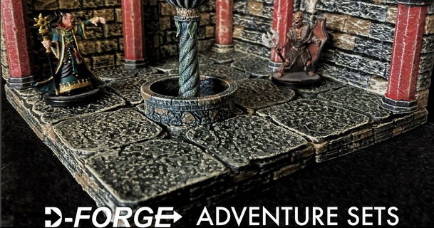 d-forge ye olde dungeon tyle kit - core frankt 3D Models Tabletop Miniatures Characters & Monsters dnd dungeons dungeonsanddragons rpgtiles dungeonterrain 3d print model - Mito3D