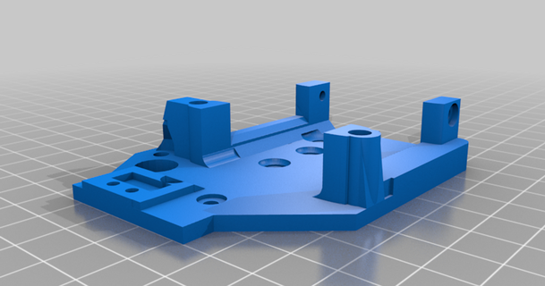 biqu h2 x5sa 330 mount aureb 3D Models Printers Accessories thingiverse tronxy biquh2 3d print model - Mito3D