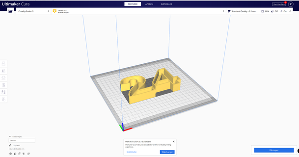 lettre en 3d foto mod aggiuntivo 3D Modelli stampanti aggiornamenti 3d print model - Mito3D