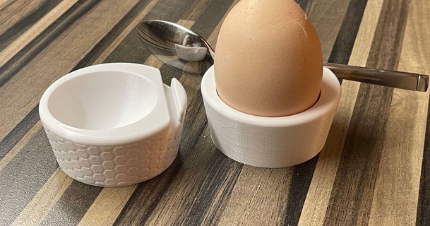 egg cup + fusion360 file ri3del 3D Models Household Kitchen holder easter easteregg autodeskfusion360 3d print model - Mito3D