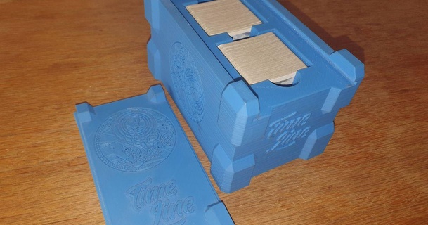 Zeitleiste doppelt Box Arzt Stil senpaicz 3D Modelle Spielzeuge Spiele Tafel Aufbewahrungskiste Brettspielzubehör Brettspieleinlagen Brettspielorganisator 3d print model - Mito3D