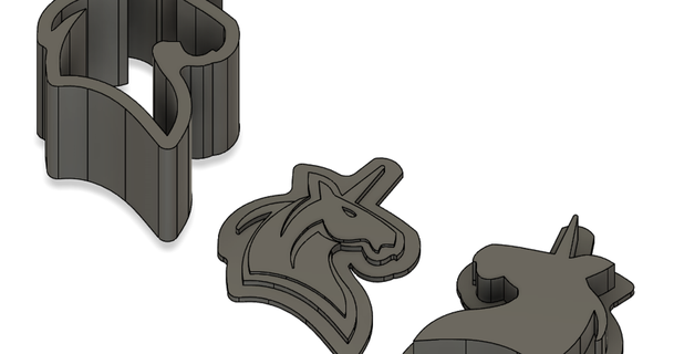 unicorno bagno bomba muffa stampa notte Encinas 3D Modelli passatempo creatori utensili thingiverse 3d print model - Mito3D