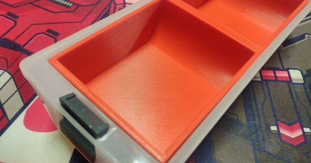 pequeno partes bandeja duo caprichoso 3D modelos passatempo fabricantes organizadores ferramenta caixa armazenamento organização 3d print model - Mito3D