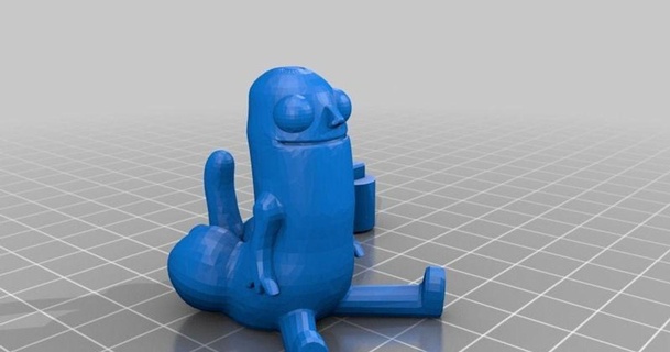 dickbutt estrusore filatore jblakey 3D Modelli passatempo creatori idee thingiverse 3d print model - Mito3D