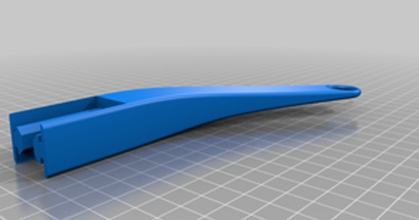 ender 3 filamento guía rail versión 2 volante 3D modelos impresoras actualizaciones filamentos ender3 thingiverse ender3pro 3d print model - Mito3D