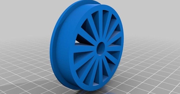 spool holder 52mm race wheel low friction m8 emanuelb 3D Models Printers Accessories filament spoolholder thingiverse 3d print model - Mito3D
