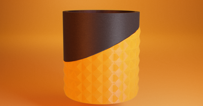 geometric penholder dalla rosa design download free stl model printablescom 3d models hobby & makers organizers desk pot vase 3d print model - Mito3D