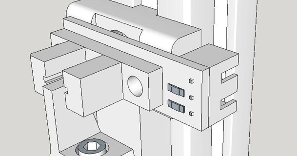 ottico finecorsa monta anycubic kossel più codice scimmia zero 3D Modelli stampanti aggiornamenti anycubickosselplus thingiverse anycubickossel 3d print model - Mito3D