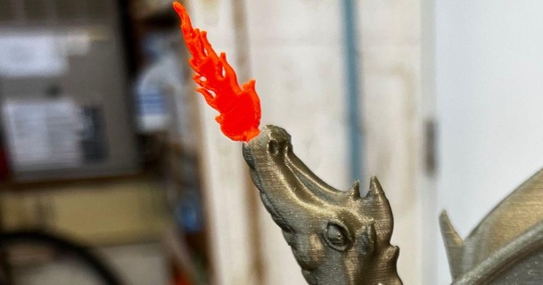 fiamma inserire adalinda engmike 3D Modelli stampanti test Drago fuoco 3d print model - Mito3D