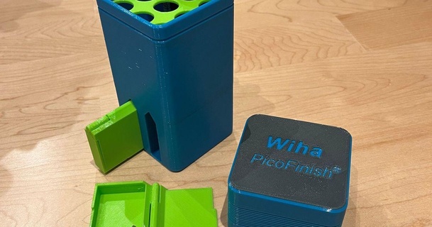 Schraubendreher Box wiha Picofinish schraubendreherbox stefan 3D Modelle Hobby Macher Werkzeuge schraubendreher Präzisionsschraubendreher 3d print model - Mito3D