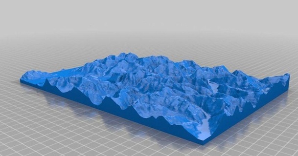 duvidoso som gsvnofixedabode 3D modelos passatempo fabricantes Ideias topografia Zelândia thingiverse mapa relevo topográfico 3d print model - Mito3D