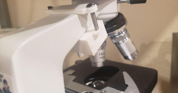 microscope boulon lampe bla 3D modèles apprentissage chimie biologie LED laboratoire chose universelle 3d print model - Mito3D