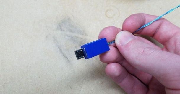 micro USB copertina guaina legnoso 3D Modelli passatempo creatori elettronica Astuccio Fai caricabatterie 3d print model - Mito3D