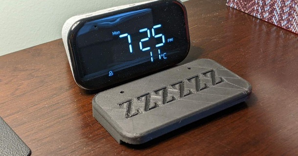 lenovo smart clock essential cover apex3dprinting 3D Models Household Bedroom alarmclock 3d print model - Mito3D
