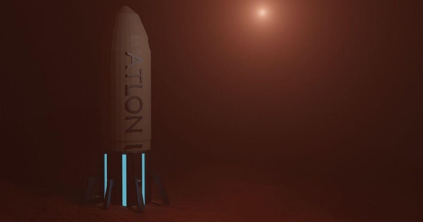 atlon 1 inventatorul1 3D Models Art & Design Other Designs rocket art rocketry rocketship modelrocket 3d print model - Mito3D