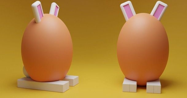 easter egg 2022 inventatorul1 3D Models Seasonal designs Spring & Easter easteregg 3d print model - Mito3D