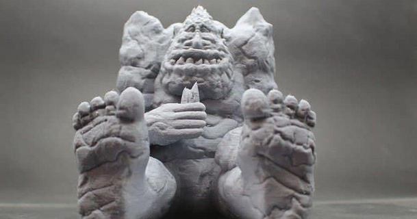 die unendliche geschichte der steinfresser neverending story stone eaters chris 1978 3D Models World & Scans Animals 3d print model - Mito3D