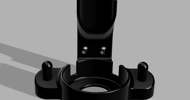 Oral io Bürste + Kopf Halter Unterstützung mod moritz 3D Modelle Haushalt Badezimmer oralb 3d print model - Mito3D
