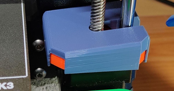 i3 mk3s z axis poeira capas v20 snapable jeepingjohnny 3D modelos impressoras Atualizações melhoria prusa impressora boné 3d print model - Mito3D