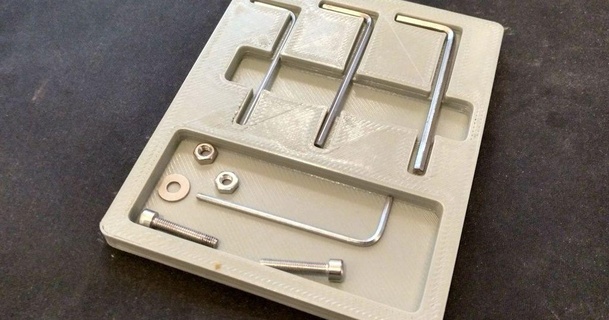 verhexen Schlüssel Veranstalter Schwarzer Falke 3D Modelle Drucker Zubehör Werkzeughalter Allenkeyholder 3d print model - Mito3D