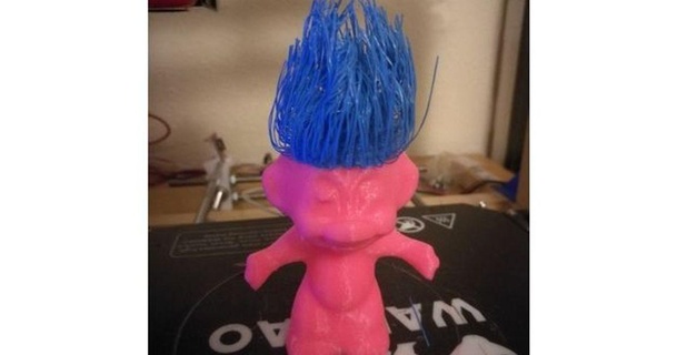 poilu troll poupée citron vert 3D modèles jouets Jeux action figures statues jouet figure cheveux 3d print model - Mito3D