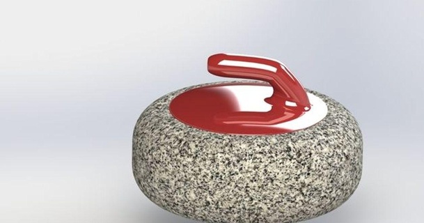 curling stone partylime 3D Models Sports & Outdoor Winter rock sport winter sports 3d print model - Mito3D