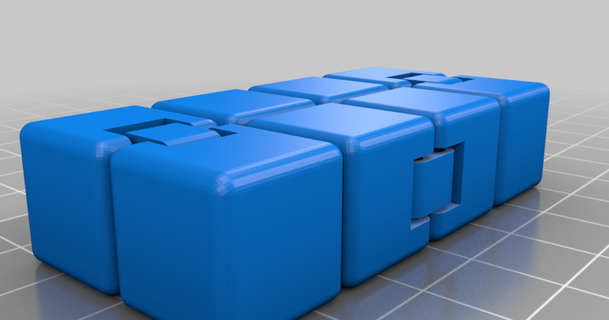infinity cube scmanjarrez 3D Models Toys & Games Other fidget fidgettoy fidgetspinner thingiverse 3d print model - Mito3D