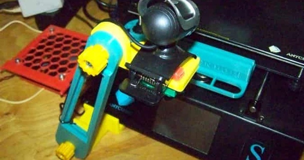 Webcam Kamera montieren anycubic Mega CH 3D Modelle Drucker Zubehör 3d print model - Mito3D