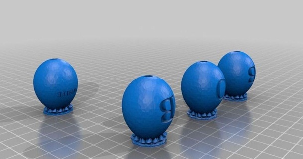 legna distintivo bobwhite pattuglia uova vecchio Inglese officina 3D Modelli passatempo creatori idee thingiverse 3d print model - Mito3D