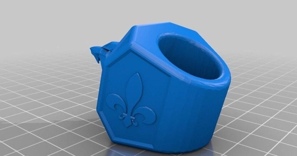 bsa wolf slide woggle old english workshop 3D Models Hobby & Makers Other Ideas thingiverse 3d print model - Mito3D