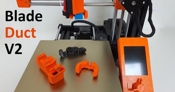 Prusa Mini abnehmbar Kühlung Leitung Versammlung v2 boothyboothy 3D Modelle Drucker Upgrades Fandukt thingiverse Kühlleitung 3d print model - Mito3D