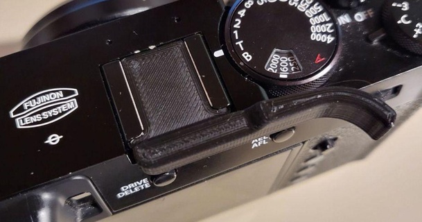 thumb grip fujifilm x100v sunoc 3D Models Gadgets Photo & Video camera 3d print model - Mito3D