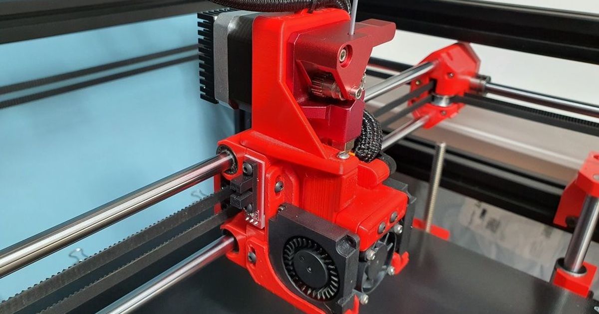 hiperküp evrim kompakt çift 4010 direkt sürücü binmek boothyboothy 3D modeller yazıcılar yükseltmeler evrimi şeytani Directdrive 3D print model - Mito3D