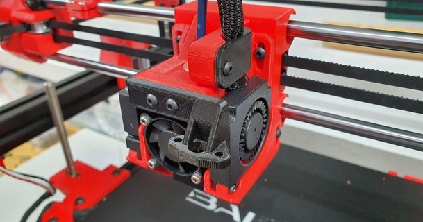 hypercube evolution compact dual 4010 duct assembly boothyboothy 3D Models Printers - Upgrades fanduct hypercubeevolution thingiverse hypercube3dprinter 3d print model - Mito3D