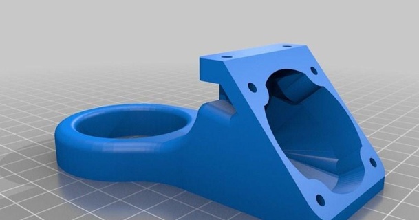 balco toque wanhao duplicador i3 enfriamiento conducto 40mm boothyboothy 3D modelos impresoras actualizaciones thingiverse 40mmfancover 3d print model - Mito3D