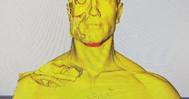 Buste Terminator 800 gdprint73 3D Modelle Welt scannt Büste Film Terminator t800 3d print model - Mito3D