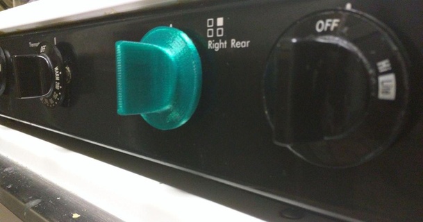 remplacement fourneau bouton schaefermakes 3D modèles Ménage cuisine gaz brûleur 3d print model - Mito3D