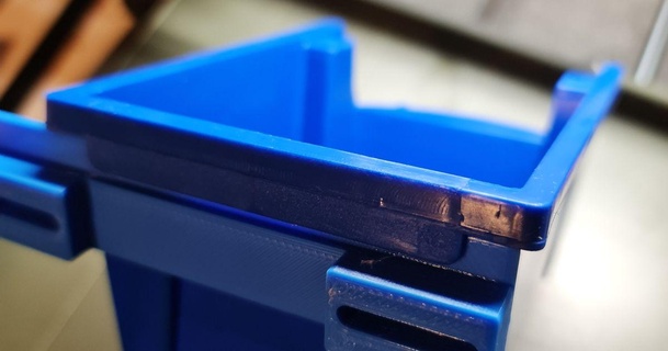 Biltema tablero azul pequeña envase montar peroné 3D modelos pasatiempo hacedores organizadores 3d print model - Mito3D