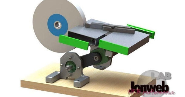 tool lathe sharpening jig jonweb 3D Models Hobby & Makers Tools grinder thingiverse 3d print model - Mito3D